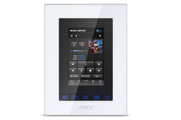 RTI adds built-in control processor to KX3 in-wall touch panel